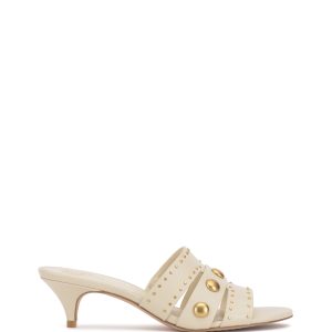 Kyler Studded Kitten Heel Sandal